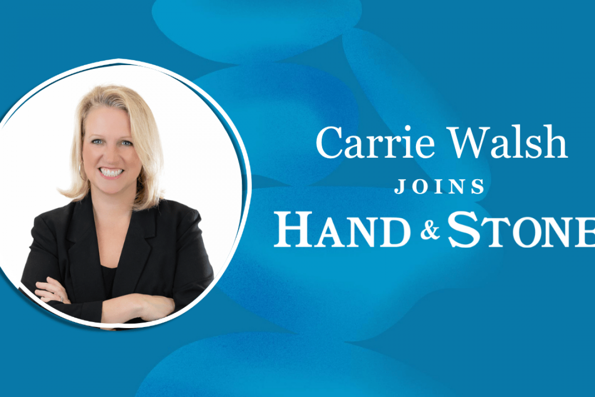 Carrie Walsh, Chief Executive Officer of Hand & Stone Massage and Facial Spa
